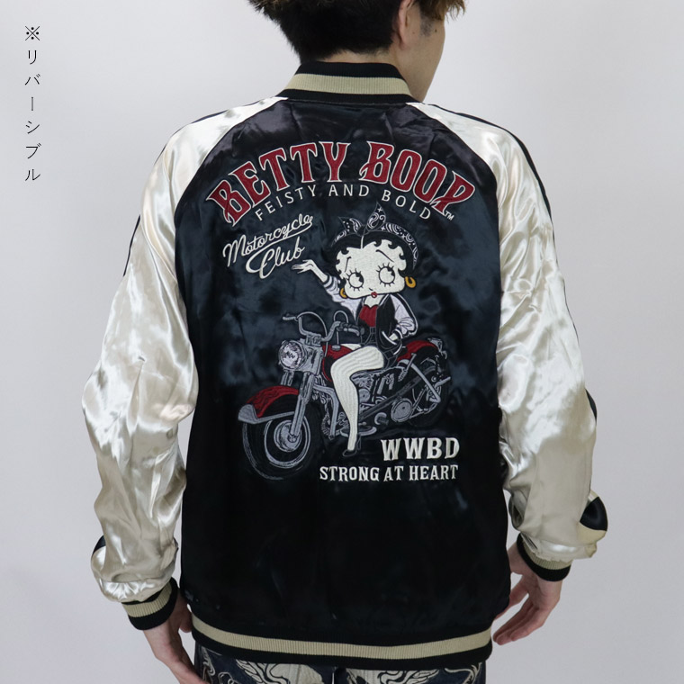 【BETTYコラボ】リバーシブル刺繍スカジャン