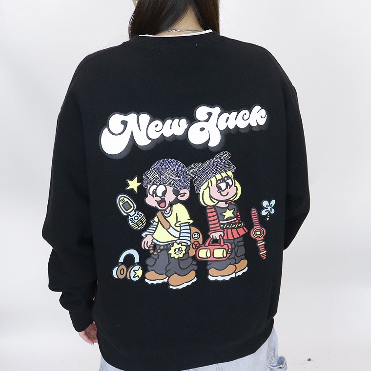 【ATC x NEW JACK】 ラインストーン付きトレーナー