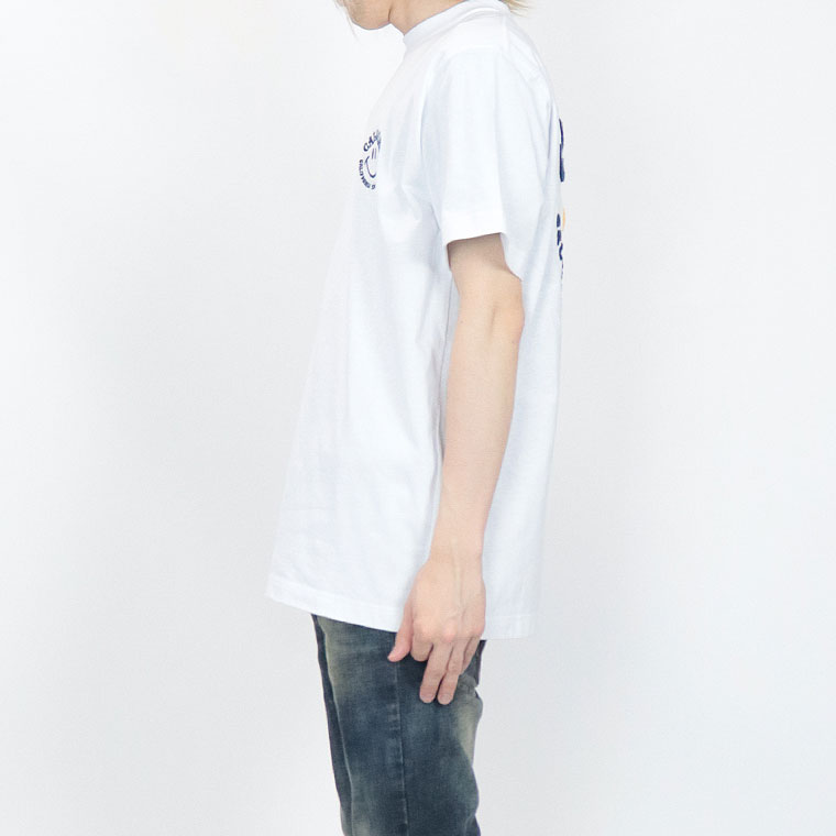【夏物新作【SmileyFace×CaliSurf】半袖Ｔシャツ ニコちゃん&ロゴ/刺繍(アメカジ・サーフ系)