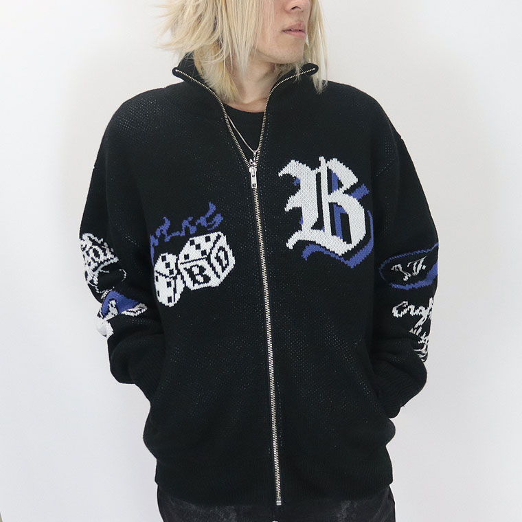 最終SALE【BEN DAVIS】ベンデービス ニットブルゾン(ペアルック・アメカジ系)