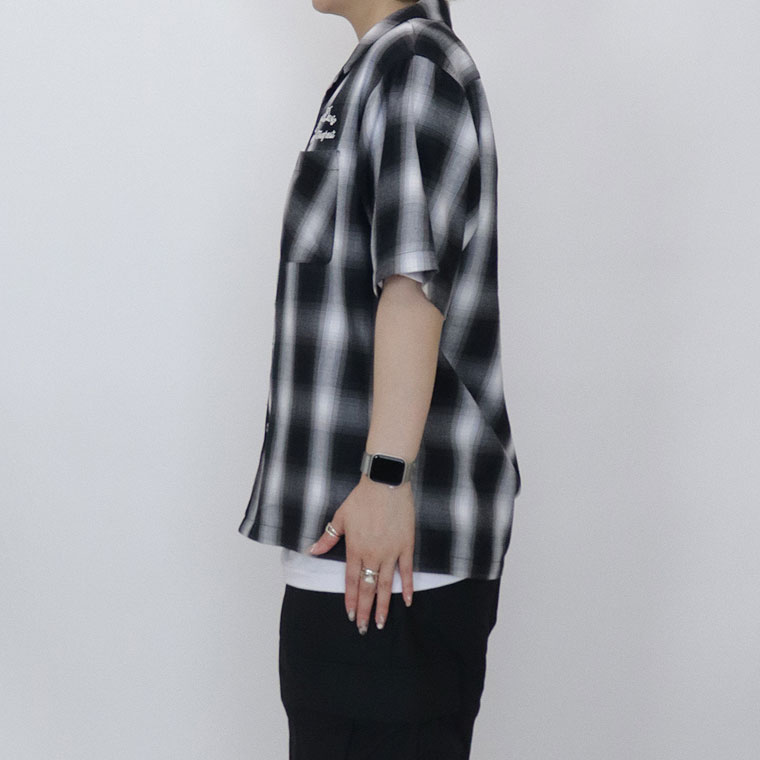 【BEN DAVIS】DRIVE EMB PLAID O/C SHIRT