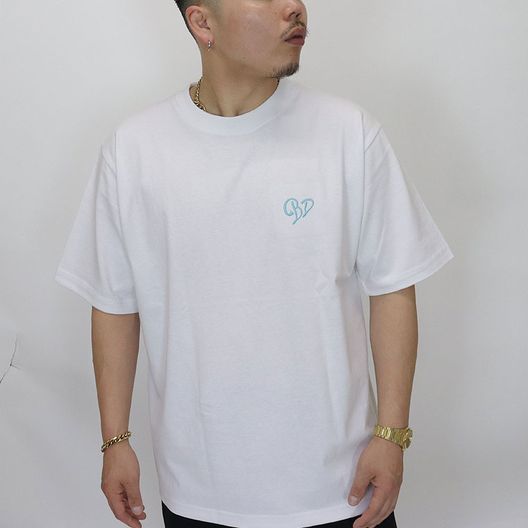 【BEN DAVIS】SCRIPT HEART TEE