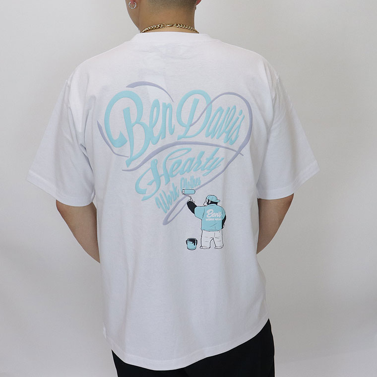 【BEN DAVIS】SCRIPT HEART TEE