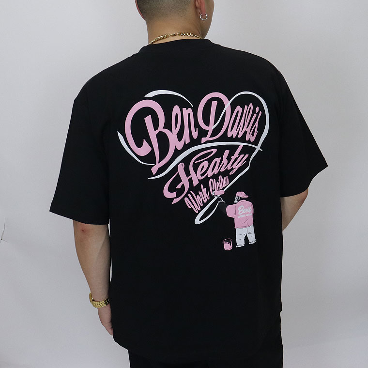 【BEN DAVIS】SCRIPT HEART TEE