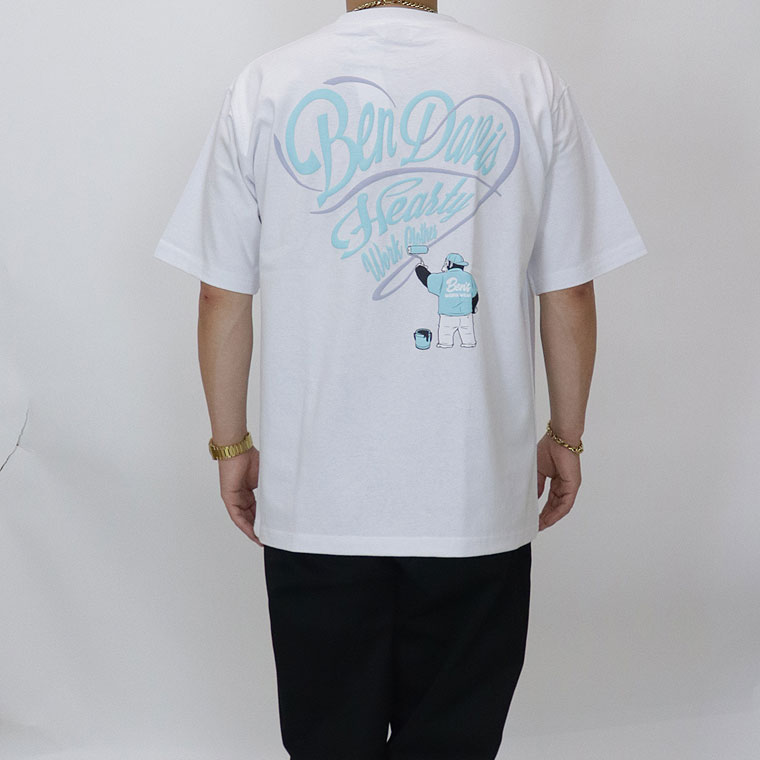 【BEN DAVIS】SCRIPT HEART TEE