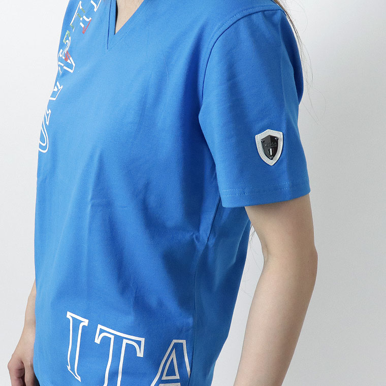ヴィオラMILANO縦ロゴ半袖Tシャツ