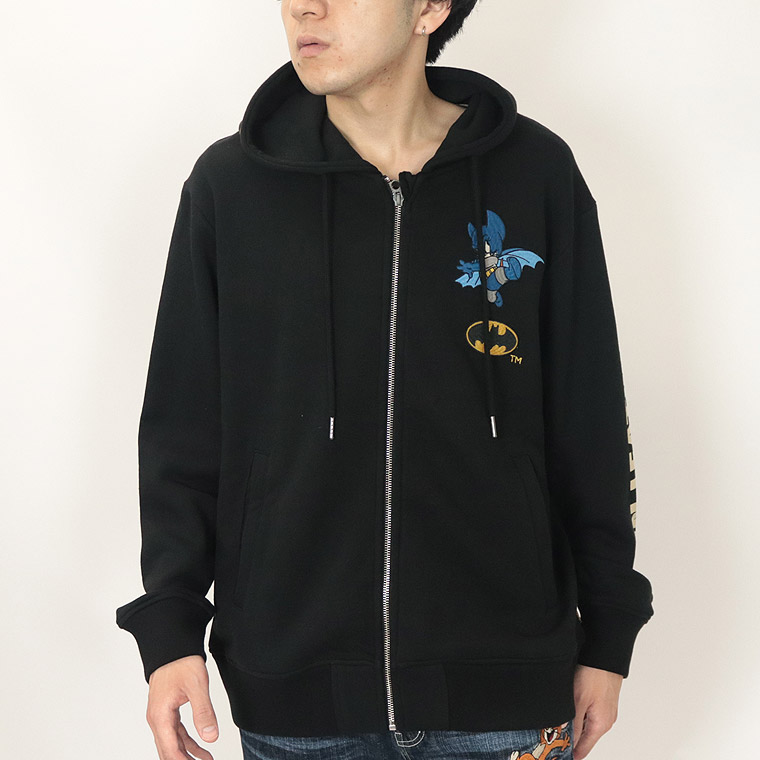 【TOM&JERRYコラボ】裏毛ZIPパーカー【バットマンコラボ】