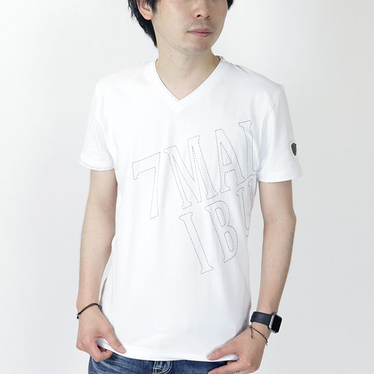 ヴィオラMALIBUロゴ刺しゅう半袖Tシャツ