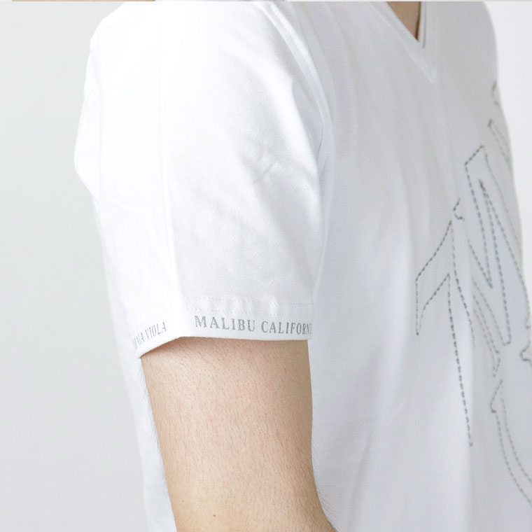 ヴィオラMALIBUロゴ刺しゅう半袖Tシャツ