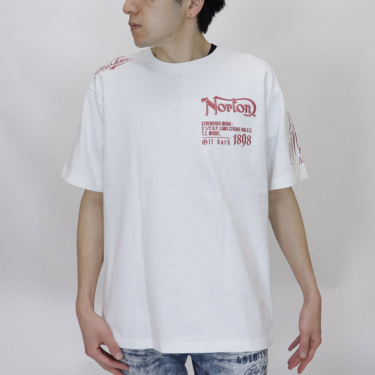 【NORTON】ピンクメタルMAX半袖Tシャツ