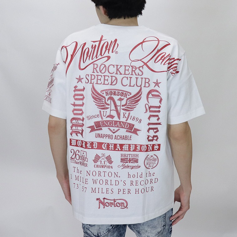 【NORTON】ピンクメタルMAX半袖Tシャツ