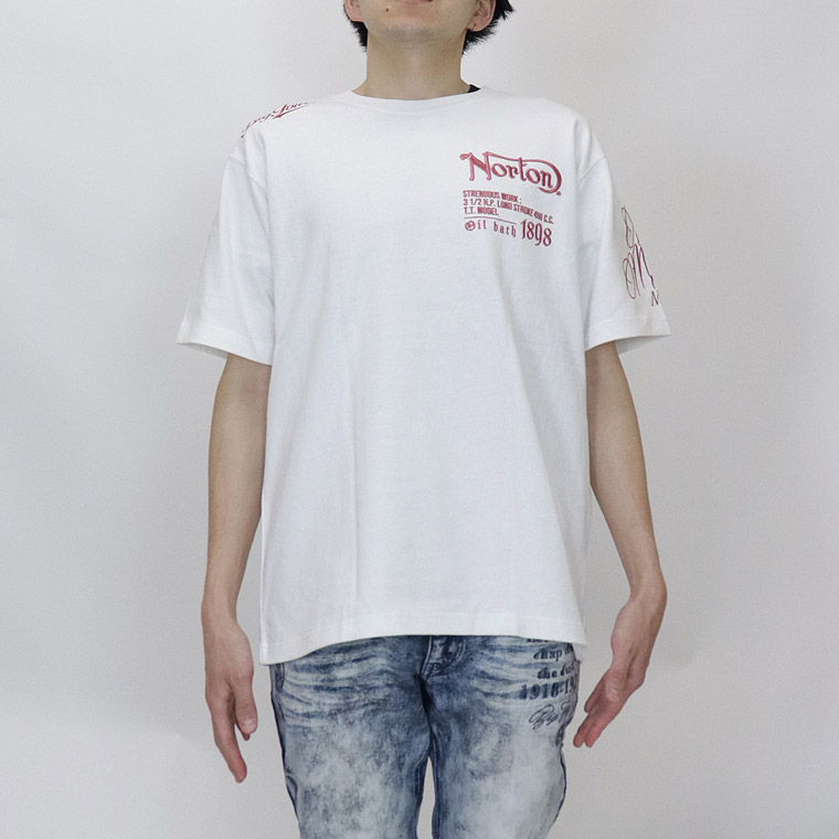 【NORTON】ピンクメタルMAX半袖Tシャツ