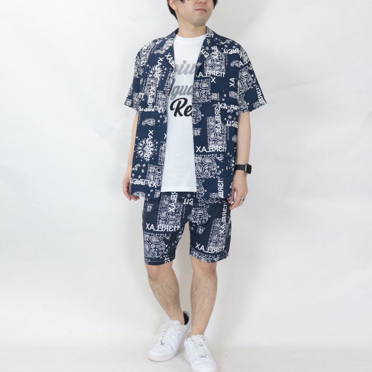 【1PIU】ALOHA PAISLEY SHIRT