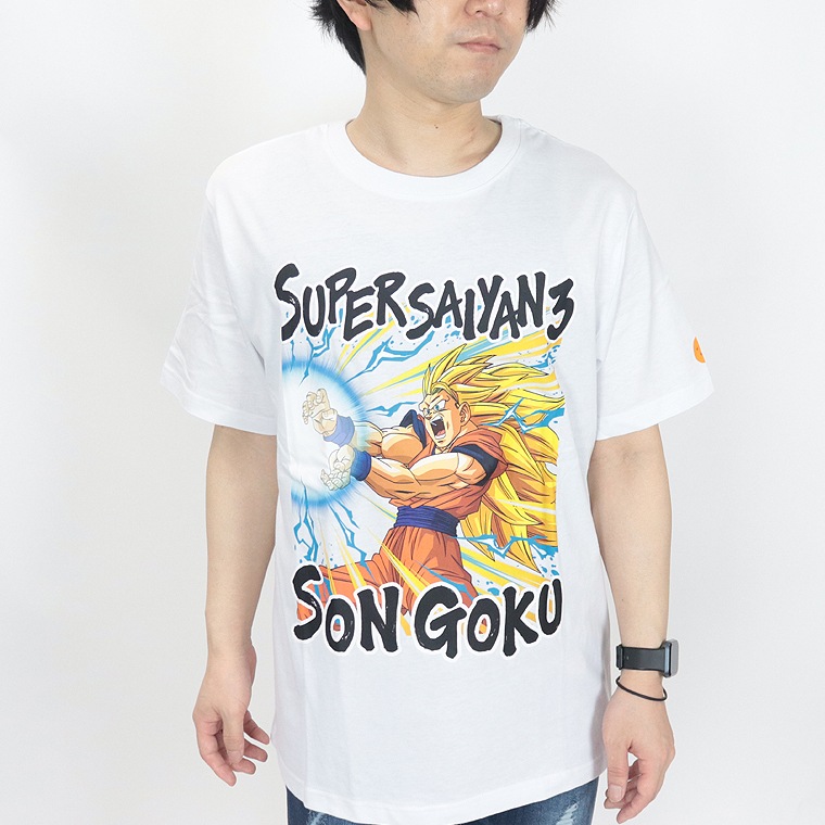 【DRAGONBALL】悟空スーパーサイヤ人3 かめはめ波Tシャツ
