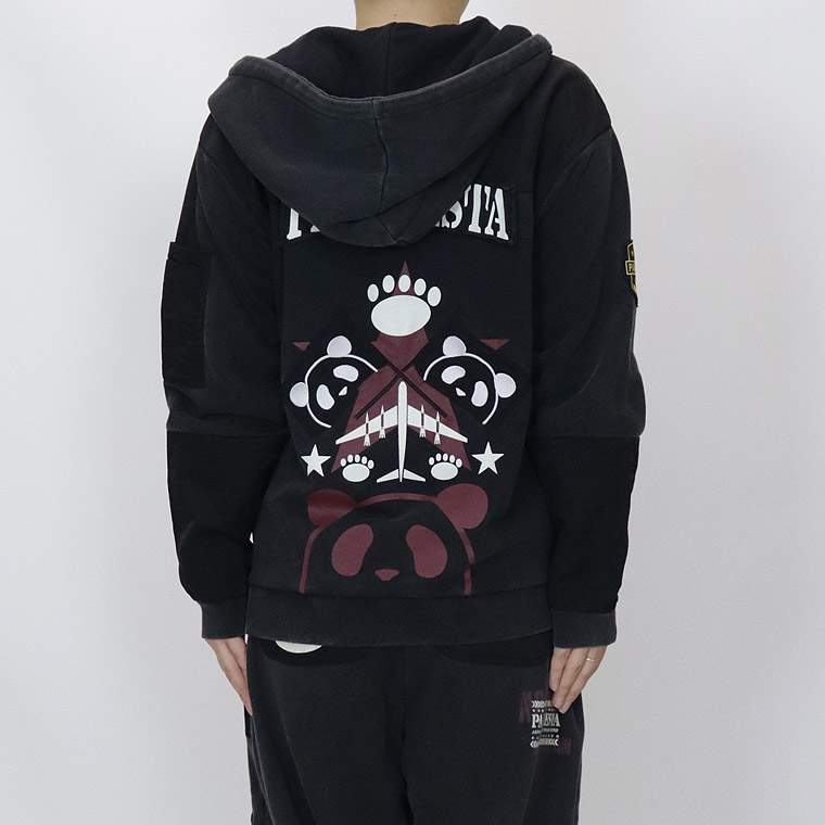 【PANDIESTA】エアフォースパンダ切替ZIPパーカー【セットアップ可能】