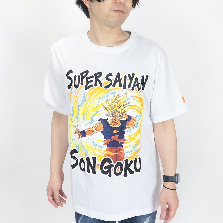 DRAGONBALL】悟空スーパーサイヤ人 超元気玉Tシャツ | 店舗から探す,2