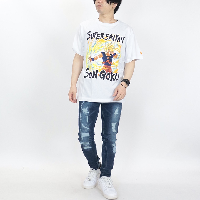 【DRAGONBALL】悟空スーパーサイヤ人 超元気玉Tシャツ