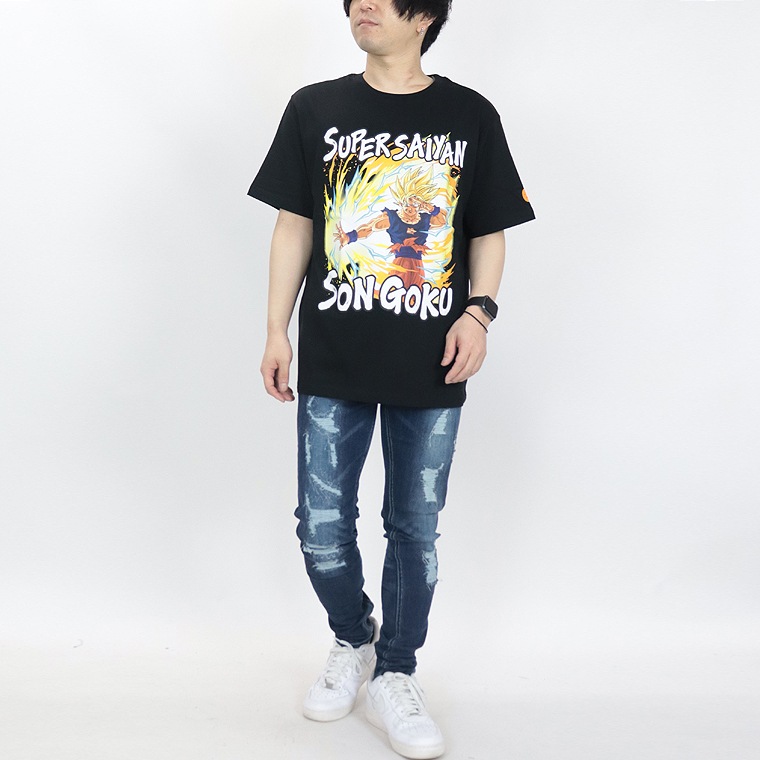 【DRAGONBALL】悟空スーパーサイヤ人 超元気玉Tシャツ