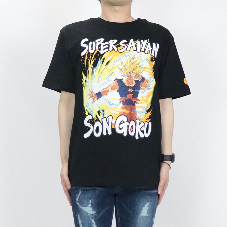 【DRAGONBALL】悟空スーパーサイヤ人 超元気玉Tシャツ