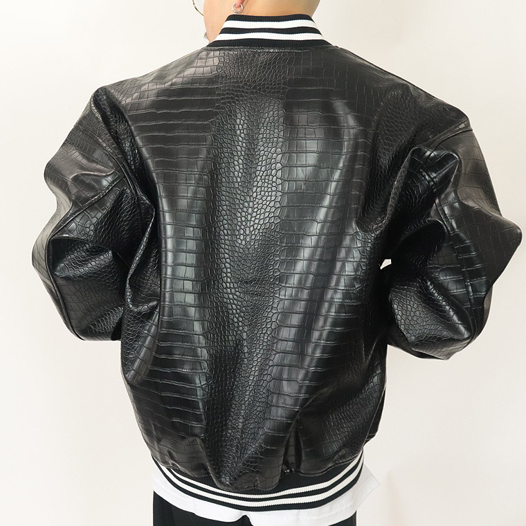 FUBU】PYTHON ECO LEATHER VARSITY JACKET | 店舗から探す,3号店 | lax