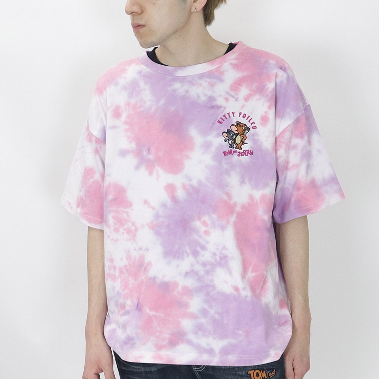 【TOM&JERRYコラボ】BIGシルエット天竺半袖Tシャツ
