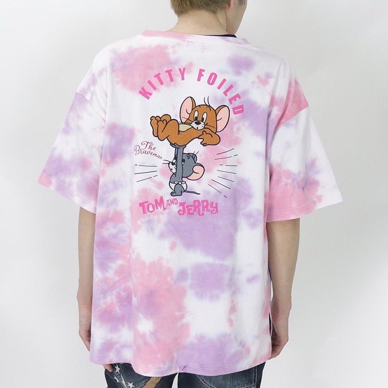 【TOM&JERRYコラボ】BIGシルエット天竺半袖Tシャツ