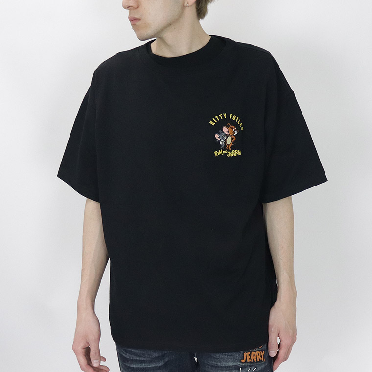 【TOM&JERRYコラボ】BIGシルエット天竺半袖Tシャツ