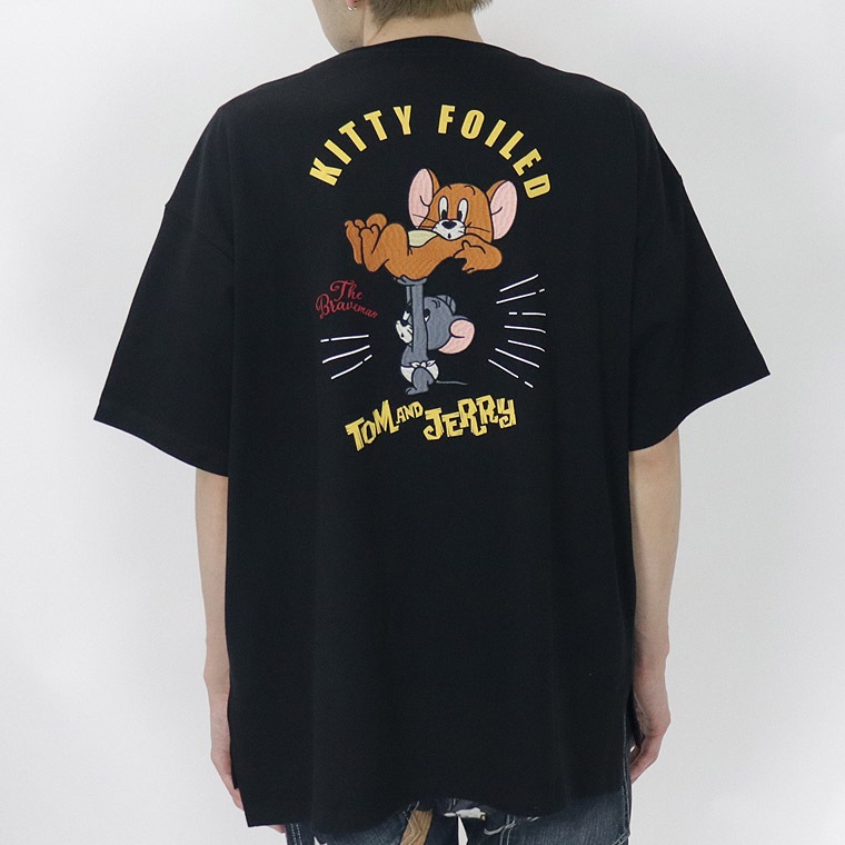 【TOM&JERRYコラボ】BIGシルエット天竺半袖Tシャツ