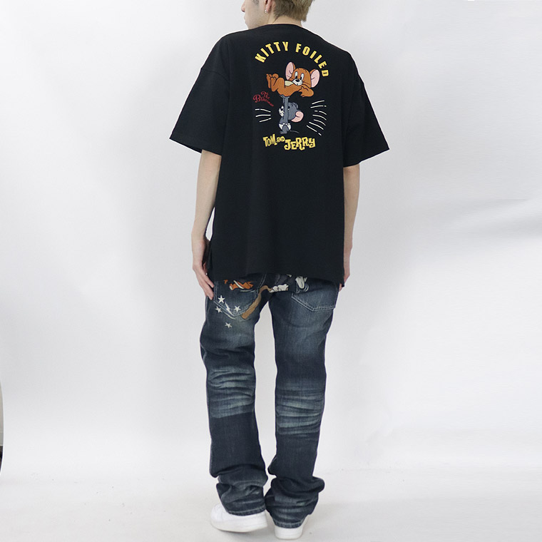 【TOM&JERRYコラボ】BIGシルエット天竺半袖Tシャツ