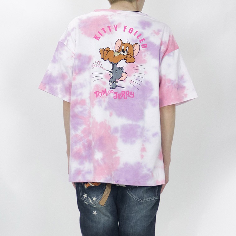 【TOM&JERRYコラボ】BIGシルエット天竺半袖Tシャツ