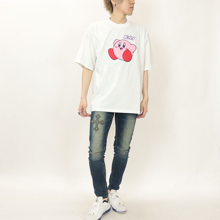 【フォローで半額】星のカービィ　Tシャツ　半袖　M USA古着　アイボリー Amazon.co.jp: 子供夏服半袖 快適 シャツ 星のカービィ スポーツ