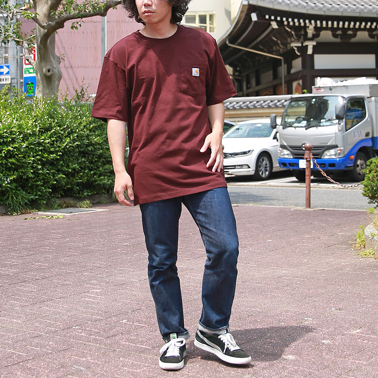 【CARHARTT】ポケット半袖Tシャツ