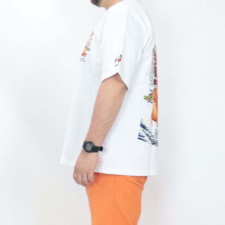 【大きいサイズ＆レギュラーサイズ】日本のお土産 柴犬プリントJapaneseTシャツ M L XL XXL(3Ｌ) XXXL(4Ｌ) XXXXL(5Ｌ)