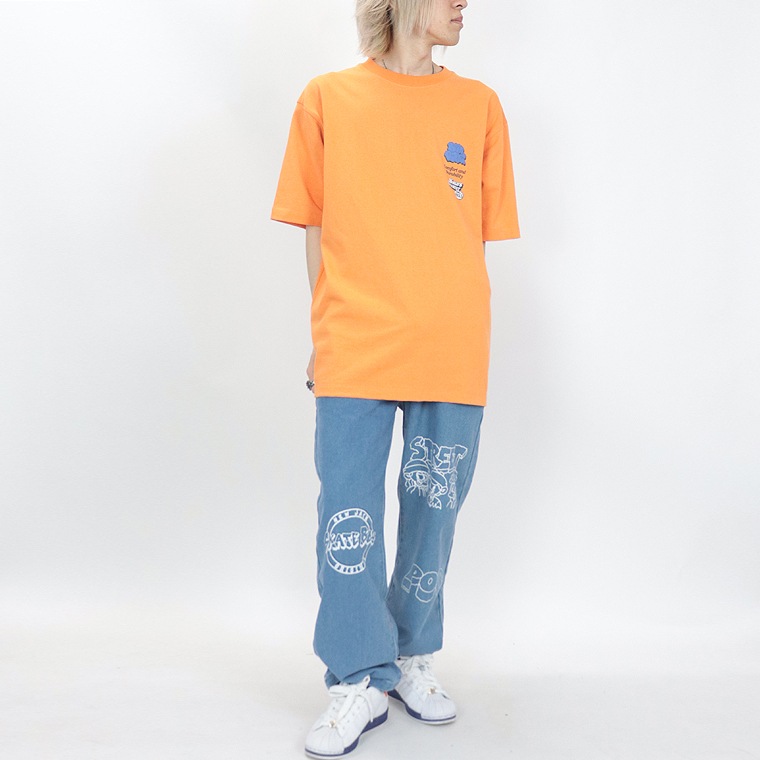 夏物SALE【BEN DAVIS(ベンデイビス)】発泡グラフィックプリント/半袖Ｔシャツ (ペアルック・アメカジ系)