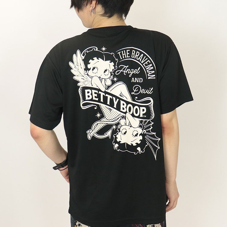 【BETTYコラボ】ドライ半袖Tシャツ 天使と悪魔