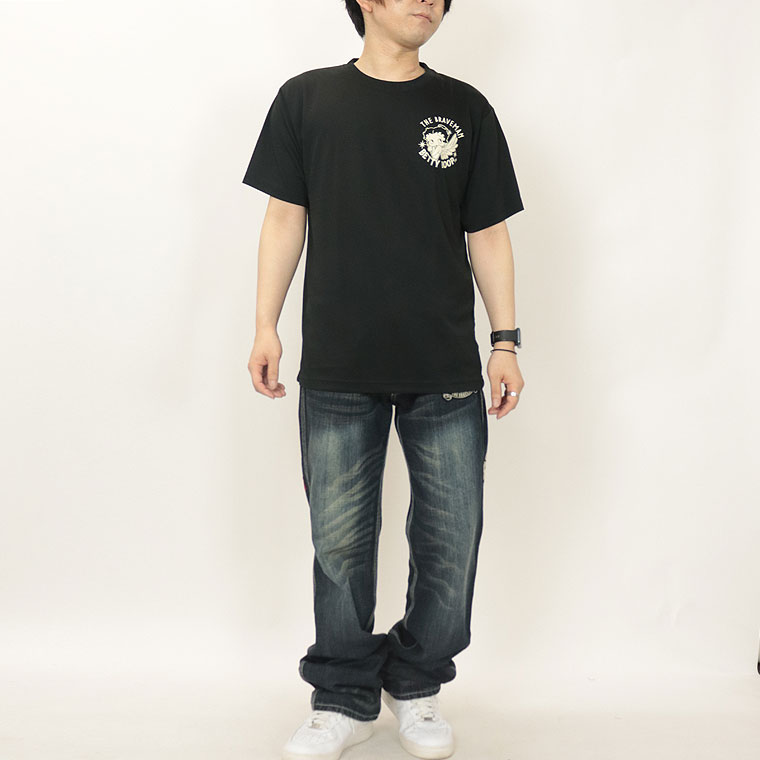 【BETTYコラボ】ドライ半袖Tシャツ 天使と悪魔