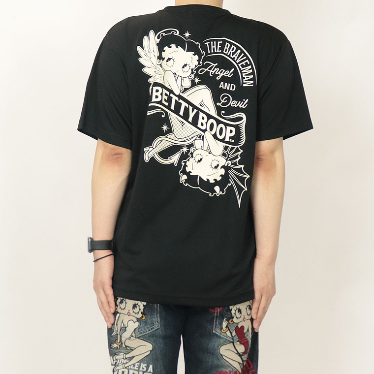 【BETTYコラボ】ドライ半袖Tシャツ 天使と悪魔