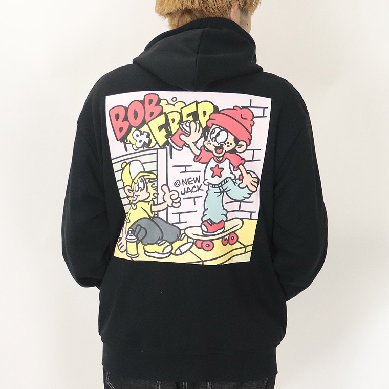 【NEW JACK】BOB&FREDスプレーフルZIPパーカー