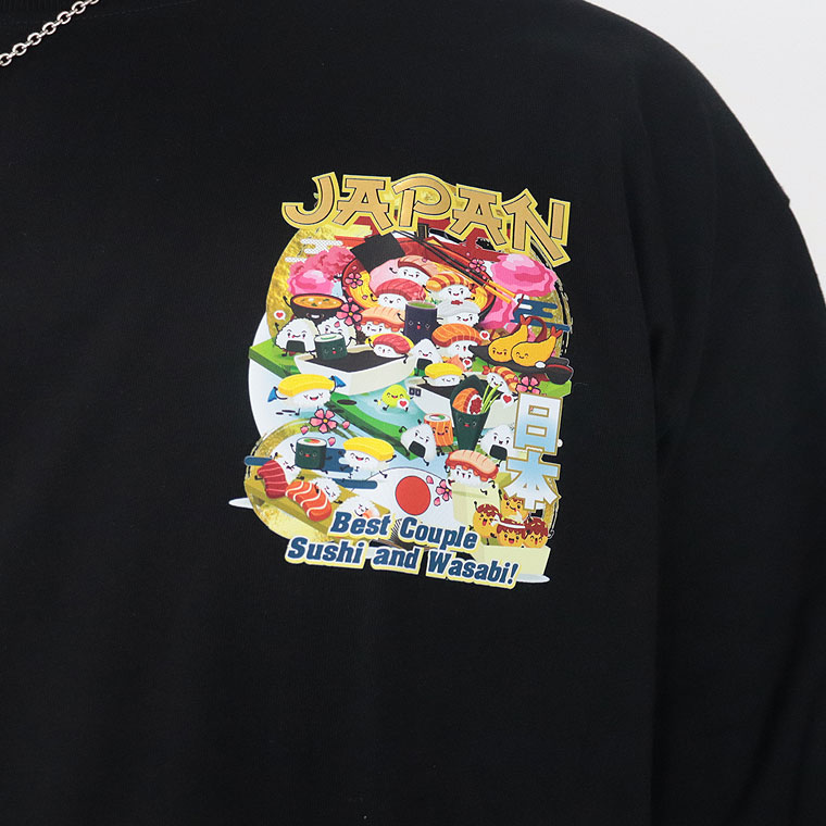 大きいサイズ＆レギュラーサイズ】日本のお土産 寿司プリント