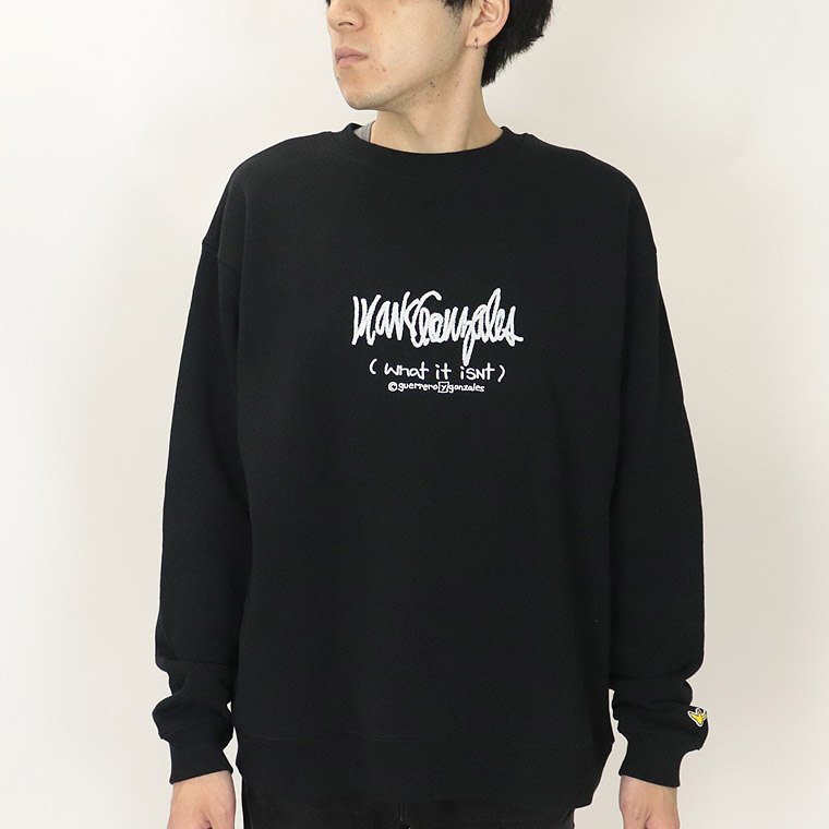 What it isNt) ART BY MARK GONZALES】バックプリントトレーナー