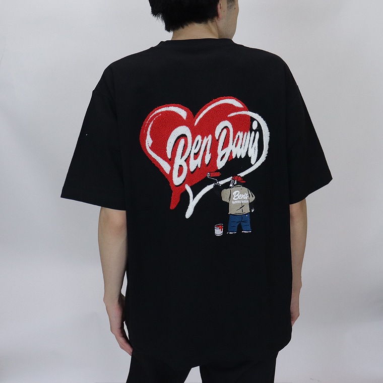 【BEN DAVIS】HEART CHENILLE TEE