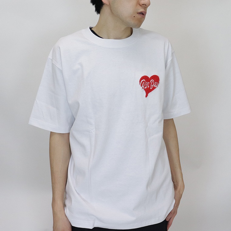 【BEN DAVIS】HEART CHENILLE TEE