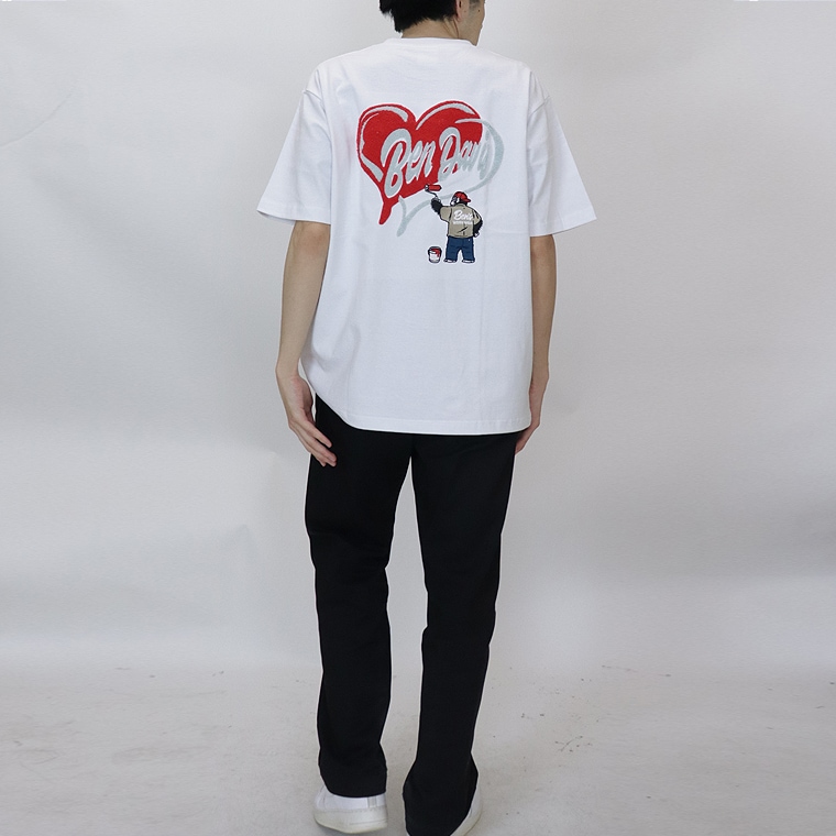 【BEN DAVIS】HEART CHENILLE TEE