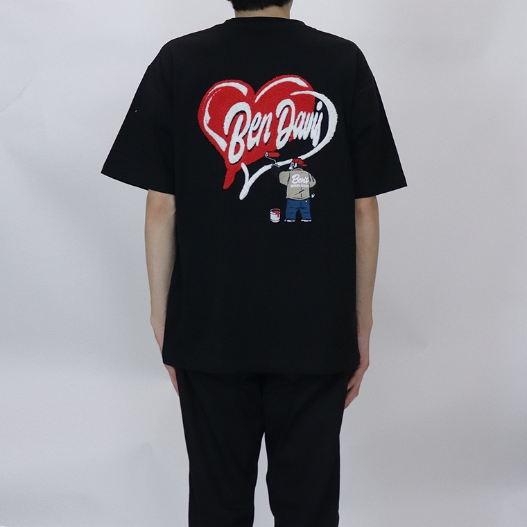 【BEN DAVIS】HEART CHENILLE TEE