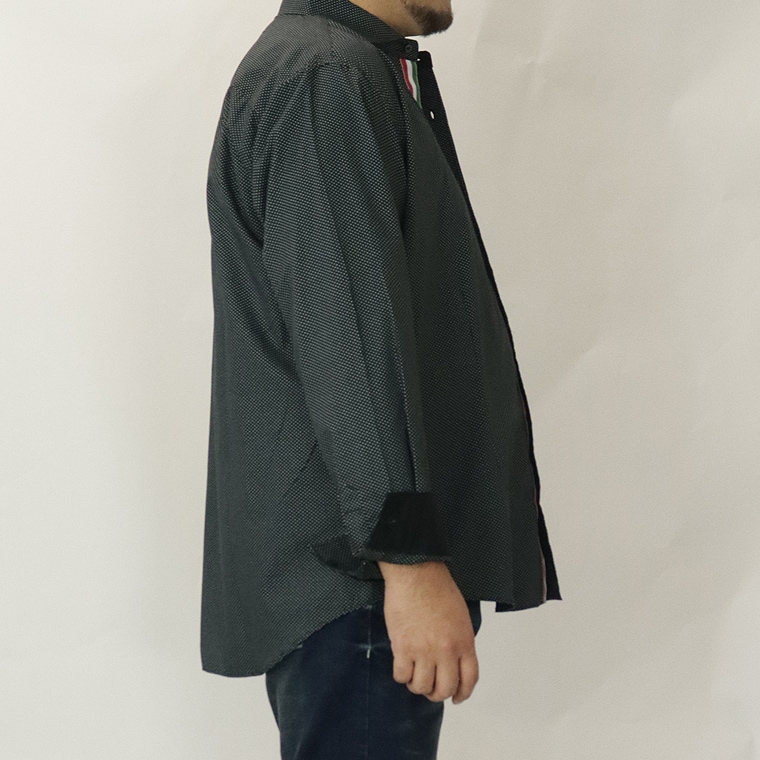 国産ドット柄シャツ【キングサイズ】