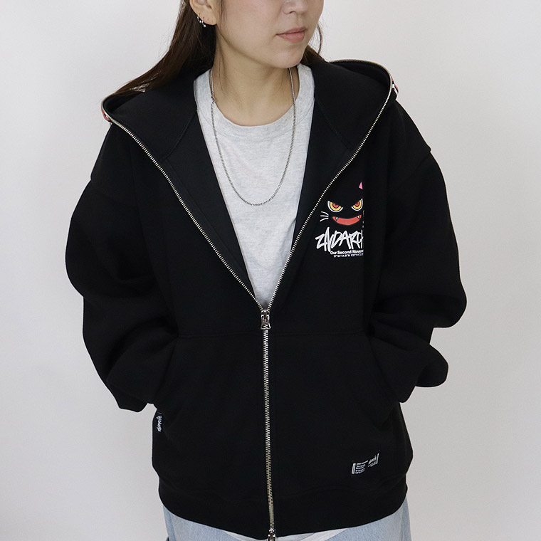 【2ND ARCHIVE】キャットフェイスZIPパーカー