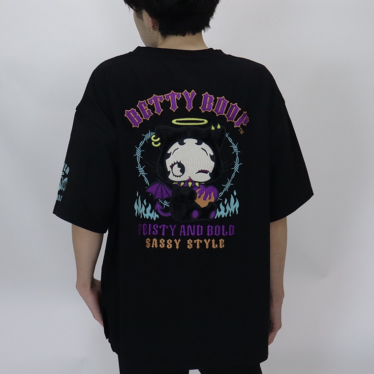 【BETTYコラボ】BIG半袖Tシャツ 天使と悪魔