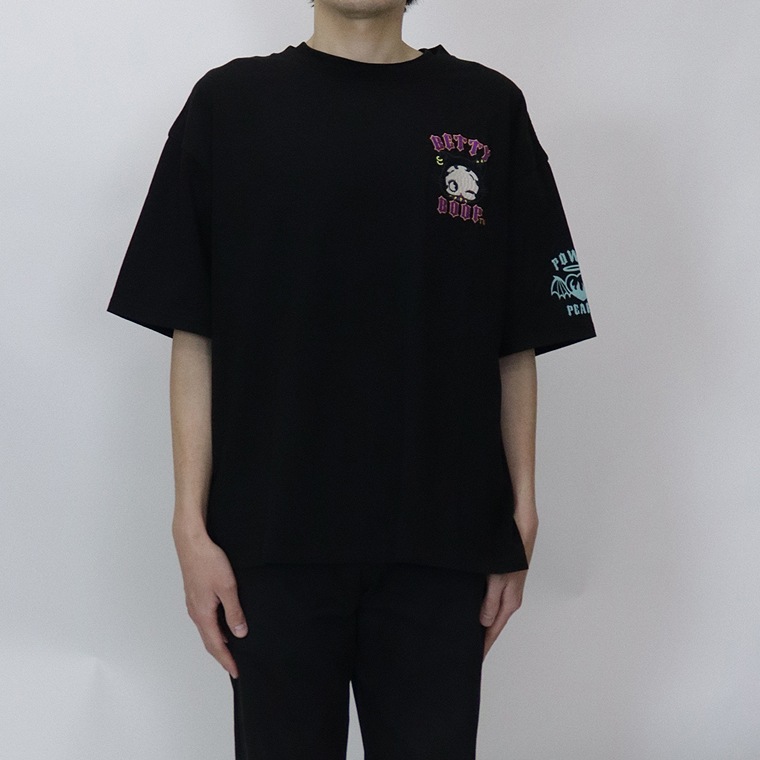 【BETTYコラボ】BIG半袖Tシャツ 天使と悪魔