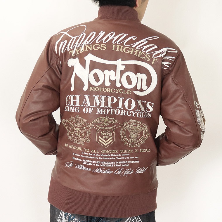 NORTON】MAXデザイン 襟スタンドリブPU中綿ジャケット | 店舗から探す