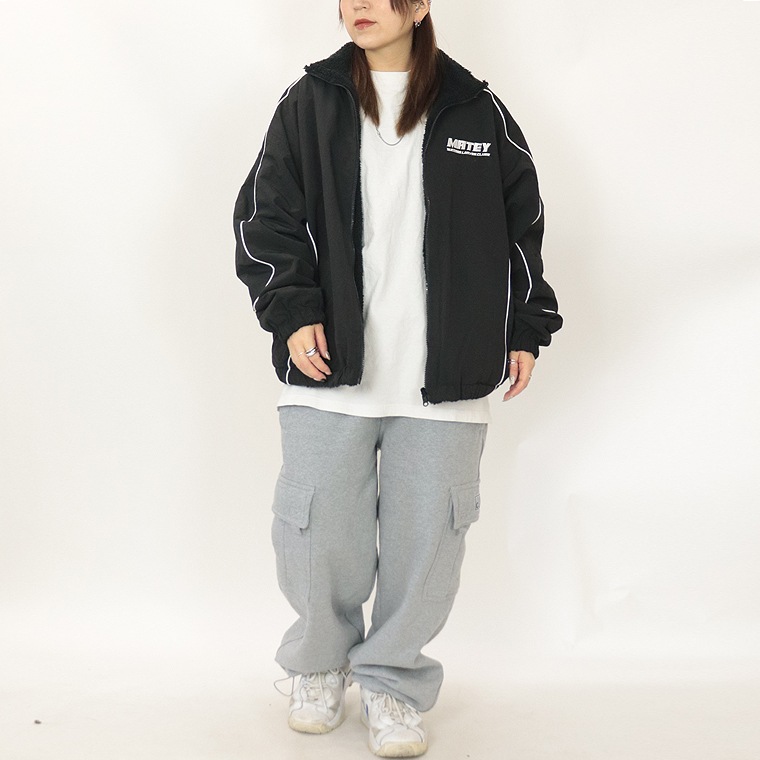 SALE ナイロンリバーシブルブルゾン